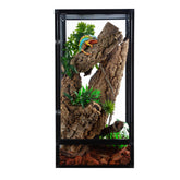 REPTI ZOO front-opening cage for easy feeding and cleaning.