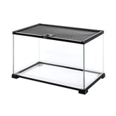 REPTI ZOO full-glass 15 gallon tank offers crystal-clear viewing for your reptile