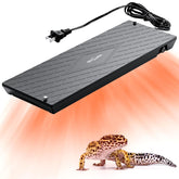 REPTI ZOO heat panel mounted under lid for efficient warmth.