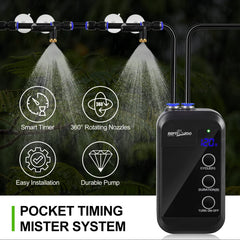 REPTI ZOO smart spray timing demonstrates programmable mist cycles for habitats.
