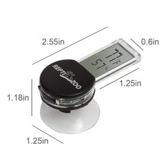 REPTI ZOO suction cup mounting for secure terrarium placement on glass.