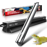 REPTI ZOO Switchable UVB light in desert and tropical mode for versatile care.