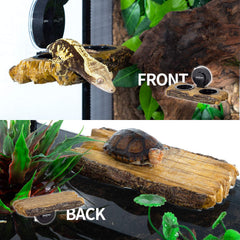 REPTI ZOO turtle resting platform attached with suction cup
