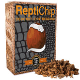 ReptiChip loose coconut substrate bedding ready for dry reptile habitats.