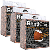ReptiChip Premium Coconut Substrate brick ready for hydration and terrarium use.