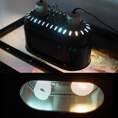 ReptiKing dome compatible with daylight, UVB, and mercury vapor bulbs