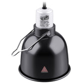 ReptiKing deep-dome UVB bulb holder increases light coverage for reptiles.