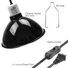 ReptiKing on-off switch cord enables easy operation of heat and light