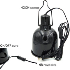 ReptiKing UL-listed ceramic socket with E26 interface for secure bulbs