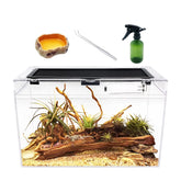 Reptile Growth Terrarium top ventilation enables optimal airflow.