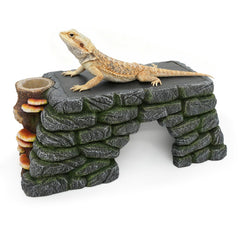 REPTITRIP 3-in-1 basking platform top view supports efficient basking