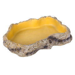 REPTIZOO feeding dish with smooth surface for quick cleaning.