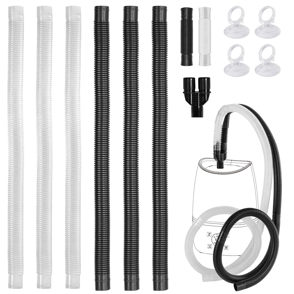 REPTIZOO extension-tube assembly enables dual-tank humidification.