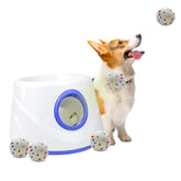 RERBIO dog ball launcher front view showing compact design for apartments