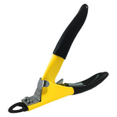 Resco Original Deluxe dog nail clippers front view yellow handle for precise trimming
