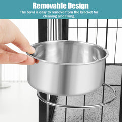Reshiho stainless steel dish easy clean for daily pet care.