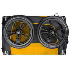 Retrospec Rover Hauler dual-mesh canopy ensures proper ventilation and protection.