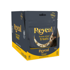 Reveal chicken breast bites pack shot highlighting single-ingredient treat for training