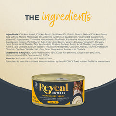 Reveal Entrées chicken breast paté close-up highlights real protein at mealtime.