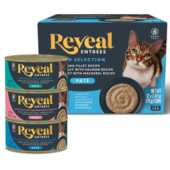 Reveal Entrées Paté texture close-up in bowl, silky moisture and protein-rich recipe.