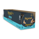 Reveal sardine with mackerel in broth cups offer real protein for picky cats.