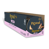 Reveal tuna fillet with shrimp in broth pot close-up, high-protein meal for cats.