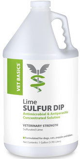 Revival Animal Health Lime Sulfur Dip bottle closeup for precise dilution