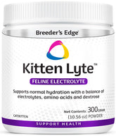 Revival Breederβs Edge Kitten Lyte powder dissolving for kitten hydration.