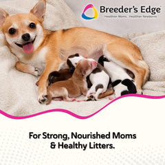 Breeder's Edge Oxy Momma labels detail ingredients including fenugreek and milk thistle