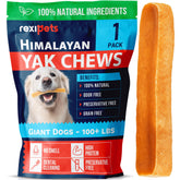 REXIPETS Yak Chews for Large Dogs promote long-lasting chewing and dental engagement.