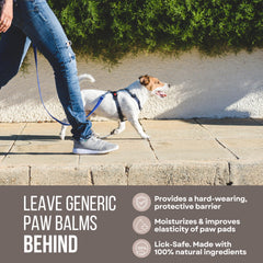 Rhino Wax Street Balm is easy to apply to dog paws before a walk.