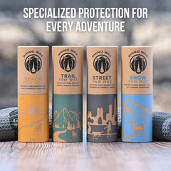 Rhino Wax paw-protection closeup highlighting elasticity.