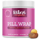 Riley's Pill Wrap bacon paste dog treat masking pills for easier dosing