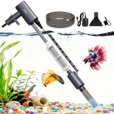 RIRMJOR 36W aquarium vacuum cleaner assembly for all-in-one tank cleaning.