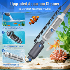 RIRMJOR 36W adjustable tubing lengths fit small and large tanks.