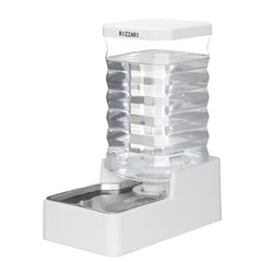 RIZZARI 10L gravity waterer with filter shows continuous hydration capability