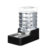 RIZZARI 8L water feeder tower base for busy homes with easy level monitoring.