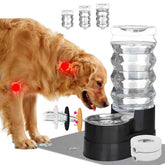 RIZZARI automatic water dispenser with 9L capacity for multiple dogs.