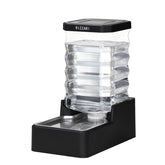RIZZARI stainless steel dog dispenser tank view with large capacity hydration.