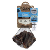 ROAM El Grande Gnaw-kle Bone front view with two large ostrich bones for long-lasting chewing