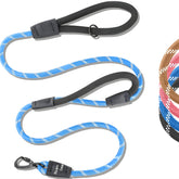 Roam Gear 6ft dog leash in blue improves control during daily walks