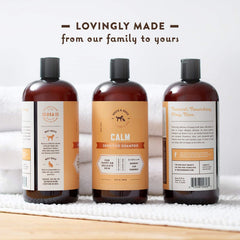 Rocco & Roxie puppy shampoo close-up highlighting gentle formula for tender skin