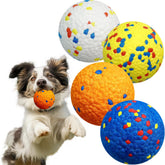 Rocfish 4-pack large dog balls for durable fetch with aggressive chewers.