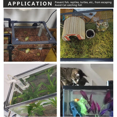 RODENET cut-to-fit mesh cover designed for various aquarium sizes