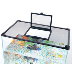 RODENET magnetic fish tank cover main view showing anti-jump lid.