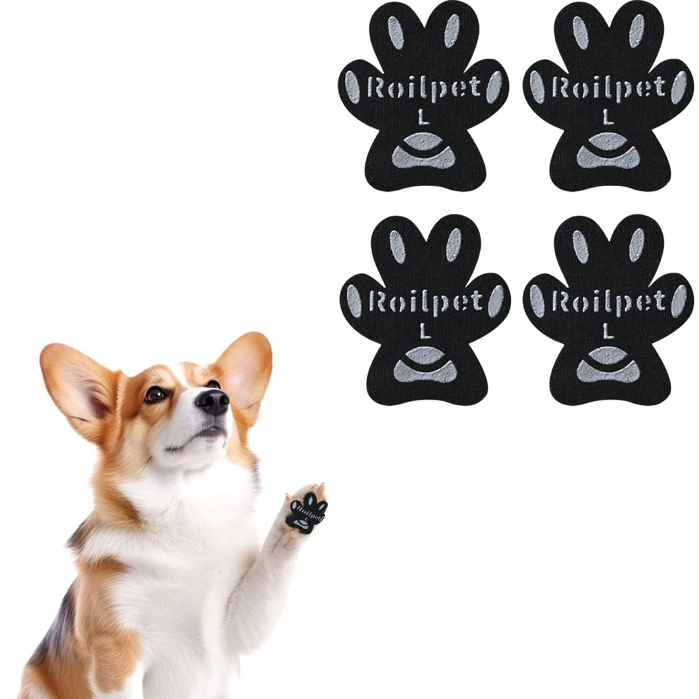 Roilpet Dog Paw Grips traction pad improves grip on hardwood floors for safer steps
