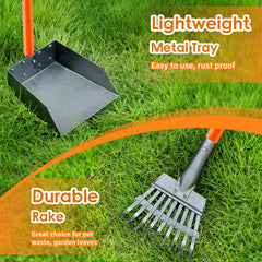 ROIUBPO Pooper Scooper easy-clean design for quick rinsing