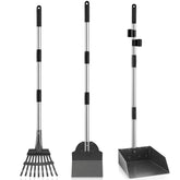 ROIUBPO pooper scooper long handle for comfortable, mess-free cleanup.