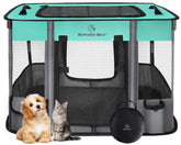 ROMANTIC BEAR dog playpen with rectangle design for secure small pets