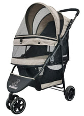 ROODO 3-Wheel Dog Stroller front view for smooth outdoor walks